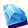 TrueLuck | TrueLuck glanzend blauw kristal icoon voor de mobiele app